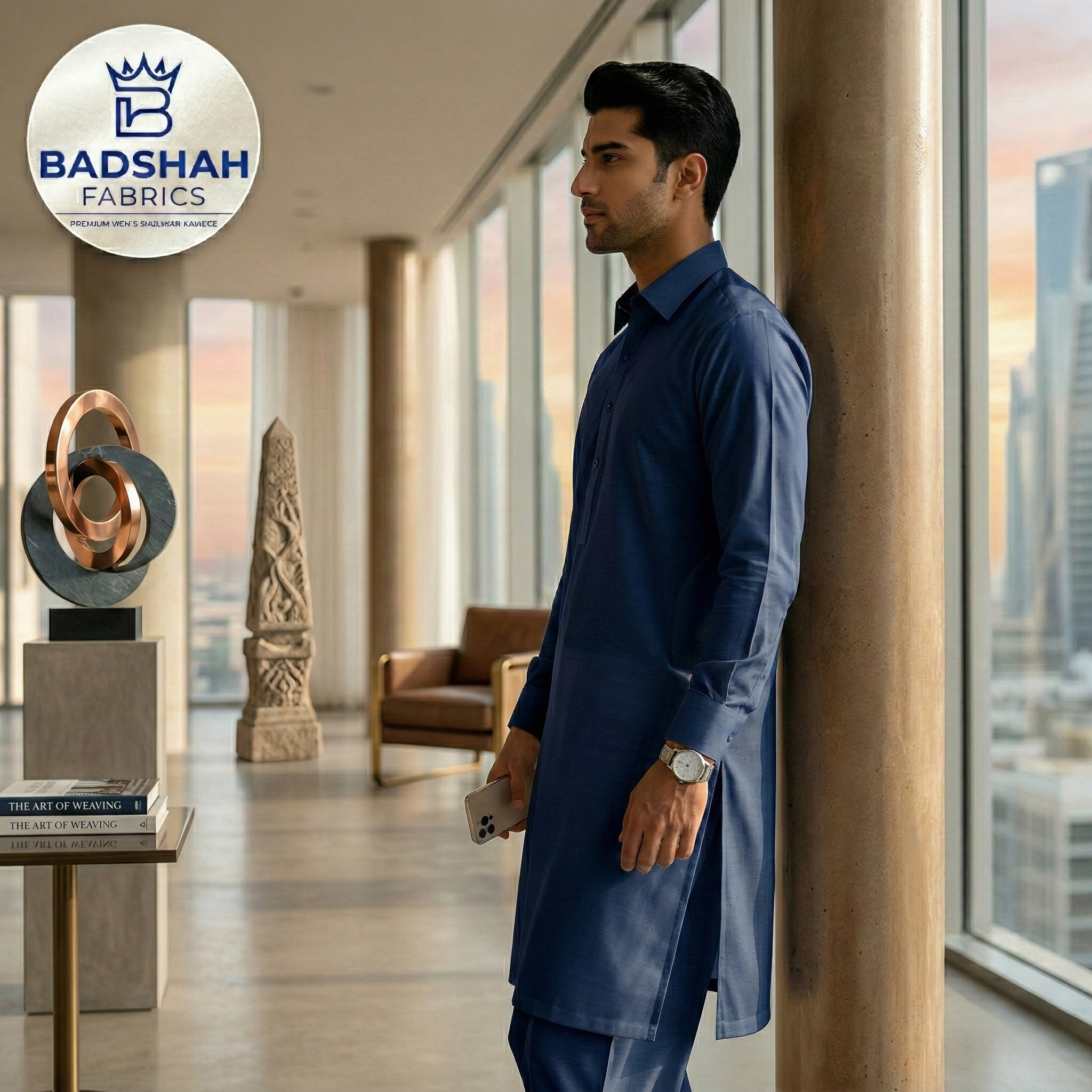 Imperial Boski Unstitched Fabric - Eclipse Navy