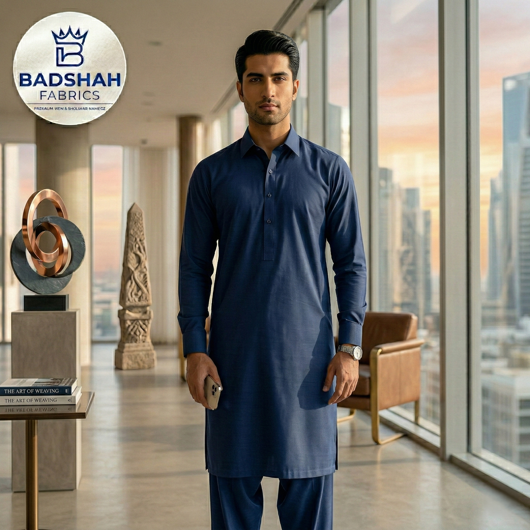 Imperial Boski Unstitched Fabric - Eclipse Navy